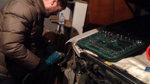 Установка рестайлинга на Land Cruiser 100 дорестайлинг