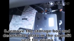 Stereo installation instruction for Mercedes Benz A class W176 B class W246 with DVD player GPS Nav