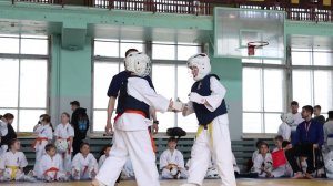 Быстрая победа в Каратэ киокушинкай. Дудин Доминик 10 лет. STRUIN DOJO