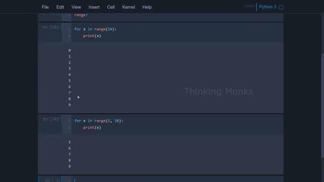Tamil - Python - Built ins - Function Range