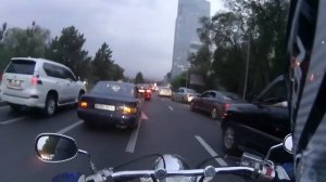 Как едет Honda VTX 1300C по пробкам | Super safe mode Honda VTX 1300C