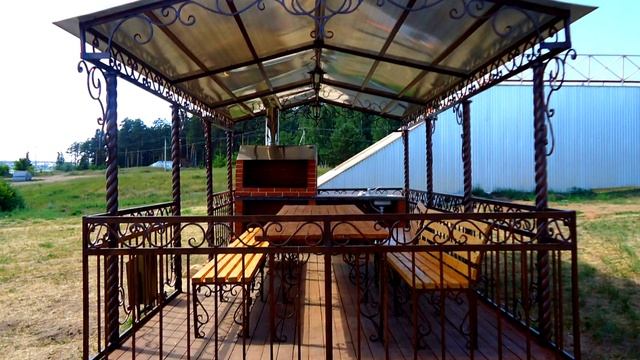 Изготовление металлических беседок и навесов для барбекю в Днепропетровске смотреть онлайн