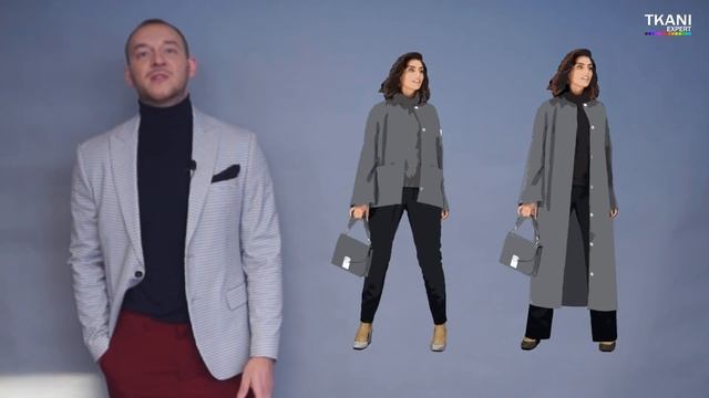 Мода для полных. Burda 10/2018.  Жакет №124 в пальто для больших размеров. смотреть онлайн