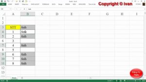 Copy Đồng Thời Các Giá Trị Khác Nhau:  CTRL + ENTER Trong EXCEL