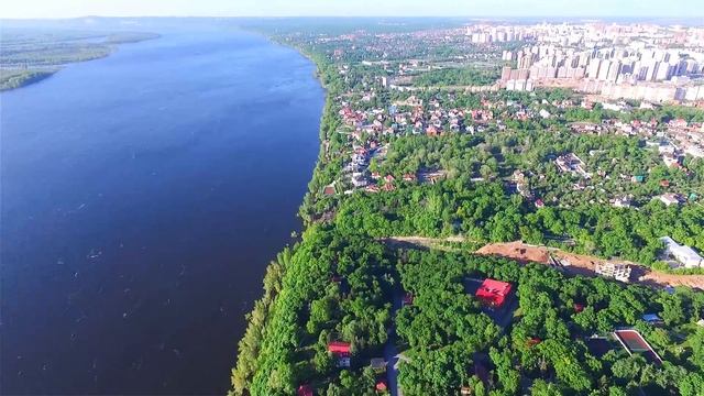 DJI Phantom 3.Самара. Спуск Шмидта. 1-я просека. 14.05.2016 смотреть онлайн