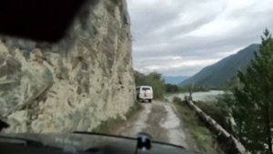 075. Горный Алтай. Чемал. Ороктойский мост. Водопад Бельтертуюк. Озеро Ая.