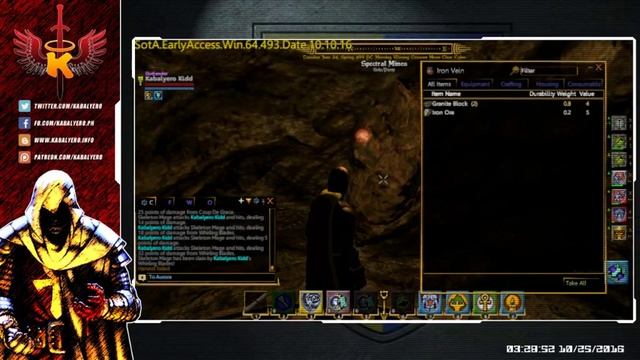 Shroud Of The Avatar Gameplay ? Mining For Iron Ores In Spectral Mines смотреть онлайн