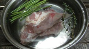Овощной суп на курином бульоне с пшеничной крупой
