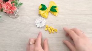 Самые нежные бантики ???бантики из атласной ленты.The most delicate bows ??? satin ribbon bows