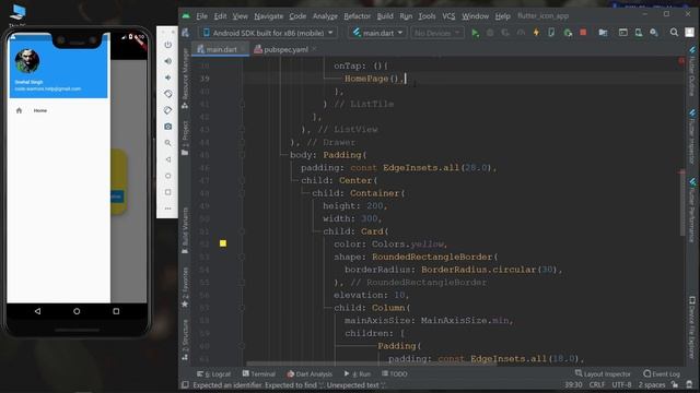 Day-15 30DaysOfFlutter | Drawer and Tab bar | Code Warriors смотреть онлайн