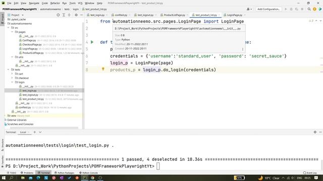 #98 POM Framework - Part 5 | Playwright with Python and Pytest | Page Object Model Design Pattern смотреть онлайн