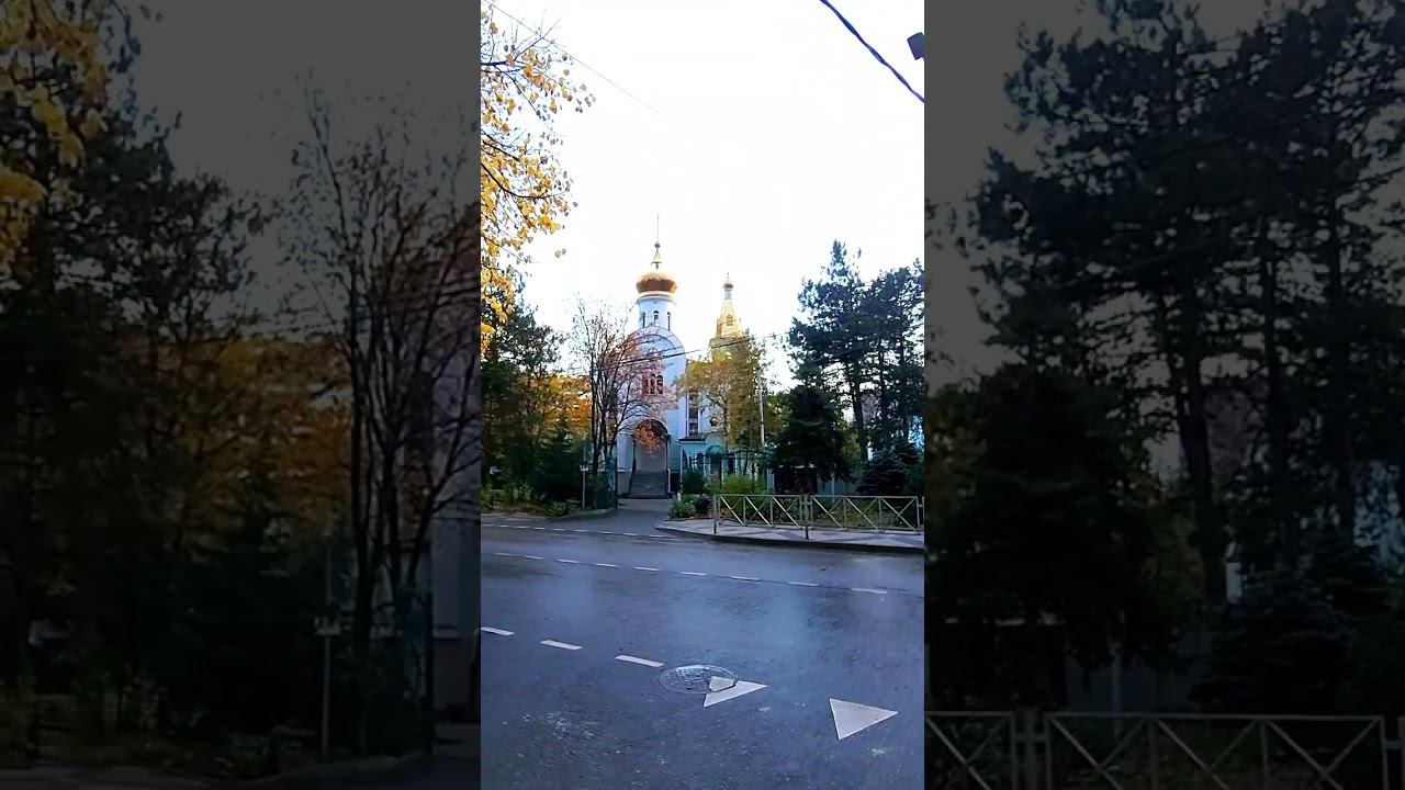 В первый день зимы... Добрый вечер  Краснодар! Церковь Казанской иконы Божией Матери и Всех Святых