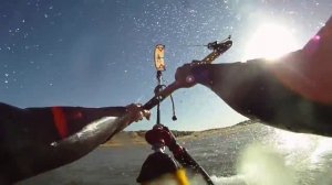 Кайтсерфинг в Астрахани (пляж "Рассвет")