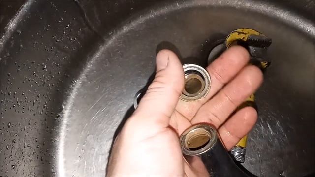 Замена гусака на  смесителе