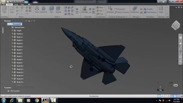 Autodesk Autocad & Inventor Review Design F35 Lightning II смотреть онлайн