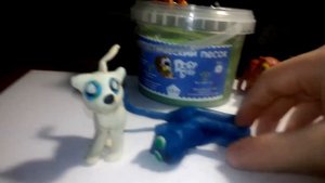 Коты воители из пластилина