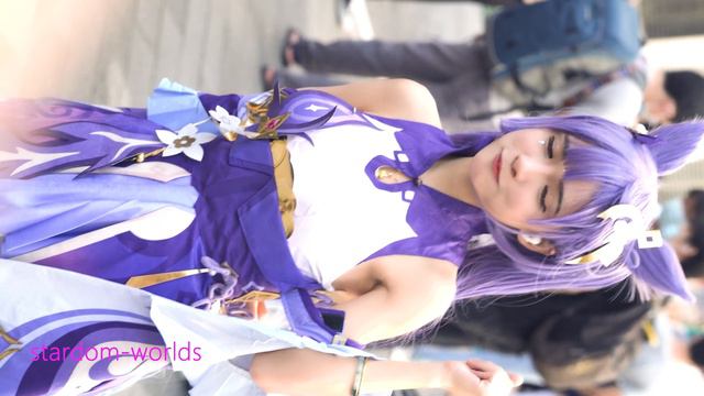 原神 刻晴 원신 코스프레 /コスプレ Genshin Impact Keqing cosplay 狗頭蘿莉 2020廣州麽多漫展