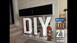 Саундбар своими руками 2.1 блютуз, сабвуфер l Blutooch Soundbar - speaker 2.1 lite version #DIY