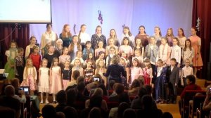 Л. Олифирова, "С Новым годом!", исп. сводный хор. Руководитель Барышникова О.В., конц. Чупина З.В.