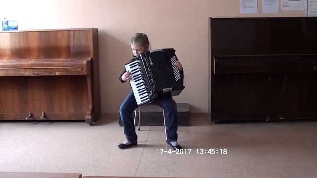 з-46 Грохотова Елена, г.Рязань, А.Куклин ``Вальс под дождем``. смотреть онлайн