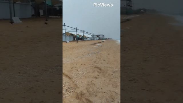 Голубицкая. Азовское море. 14 декабря 2023. Какая сегодня погода на юге. Пляж. Море