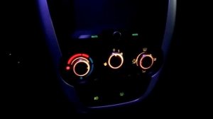 Гранта Лифтбек - Результат отопительных крутилок в ночное время.