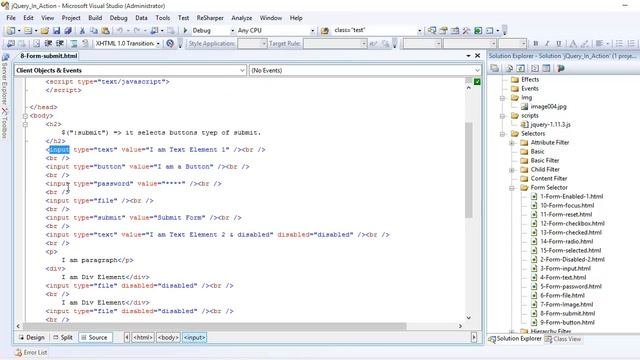 Jquery Forms Submit Selector - Part 65