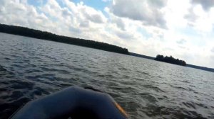 Лодочный мотор прибой 5. Покатушки по Тагильскому пруду.