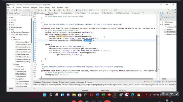 J2EE Bài 2 - forward redirect cookie session смотреть онлайн