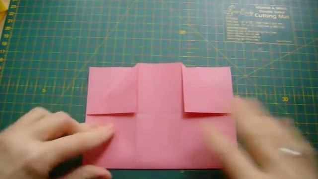 Очень простые поделки из бумаги: коробочка оригами. Easy origami box смотреть онлайн