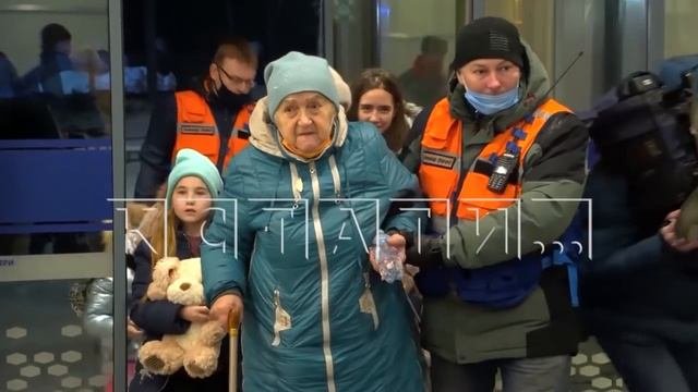 Вынужденные переселенцы из Донбасса сегодня ночью прибыли в Нижегородскую область