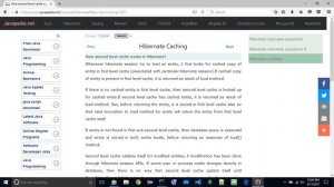 How second level cache works in Hibernate?
| javapedia.net