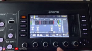 mute group MIDAS M32R Live