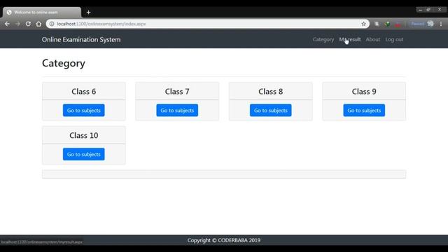 ASP.NET C# Online Examination System Project
