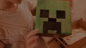 Как сделать маску крипера? | (How to make creeper mask)