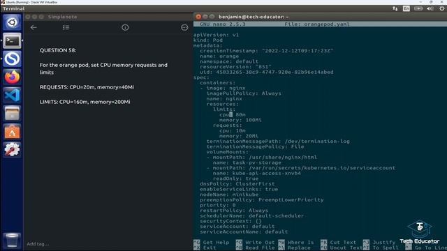 ?How to add CPU Memory Requests and Limits to a Pod??CKA Exam Question смотреть онлайн