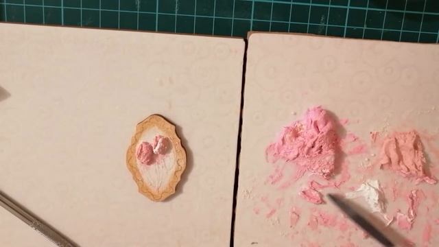 DIY Скульптурная живопись миниатюрное панно/Sculptural Painting Miniature/Тюльпаны