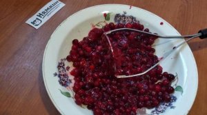 Дрожжевой пирог с клюквой и сахарной пудрой