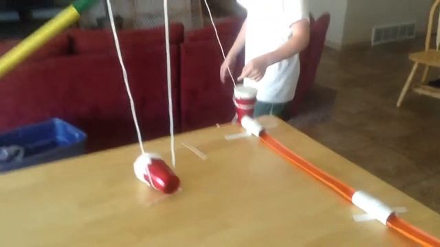 Murray Geists Rube Goldberg project explanation and demonstration. смотреть онлайн