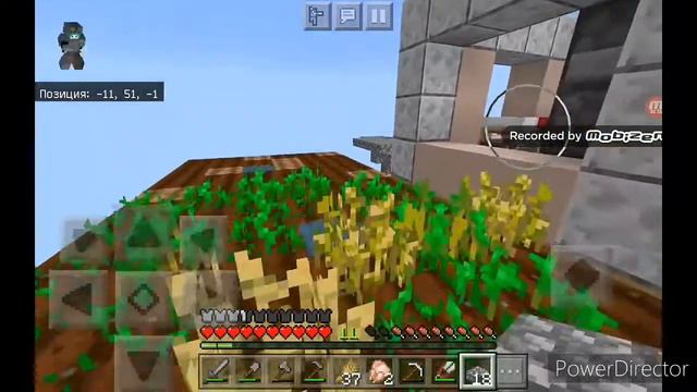 Расширение острова. Выживание на одном блоке. Майнкрафт  Minecraft 4