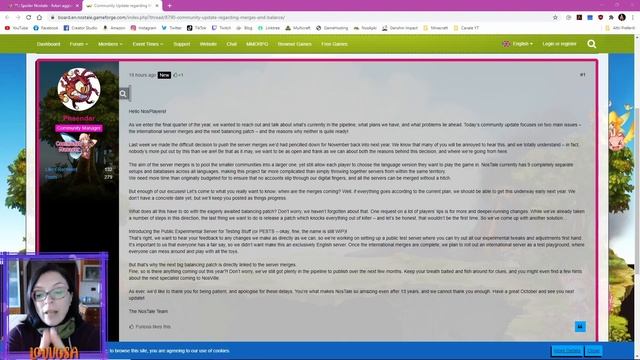 NosTale - INTERNATIONAL SERVER MERGES , bilanciamento e nuove SP , Quando? смотреть онлайн