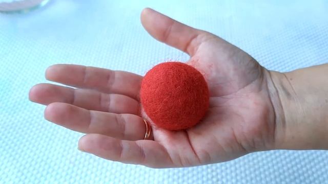 МК. 4 способа как свалять шарик из шерсти. Сухое и мокрое валяние. #felt #ball #masterklass #мк