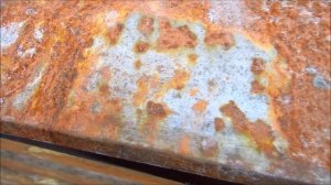 Отработка Подсолнечное масло через пол года на ржавом железе.