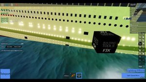 The sinking of the black Titan (part 1) Roblox Tiny-ships
