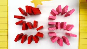 Числа от 1 до 100 из Яркого Домино! Играем и Учимся!