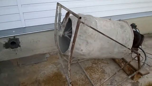 Бетономешалка из бочки 200 литров самодельная смотреть онлайн