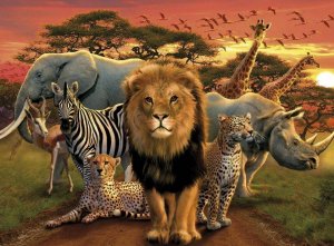 "Карнавал животных" Сюита Сен-Санса и парад животных Африки