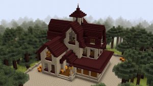 Майнкрафт - Как построить дом с привидениями. Minecraft