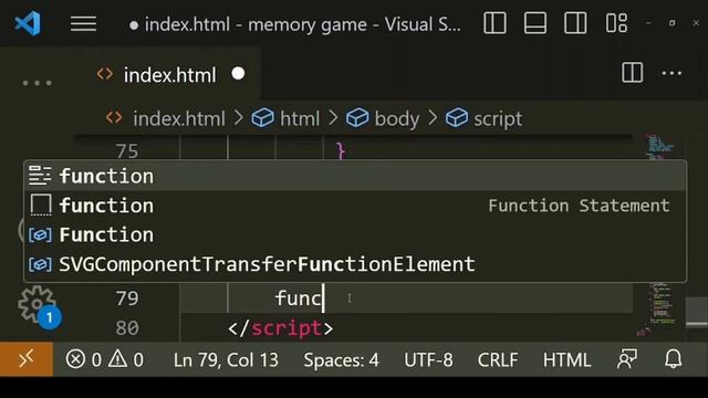 Creating Tic-Tac-Toe Game with HTML, CSS, and JavaScript.