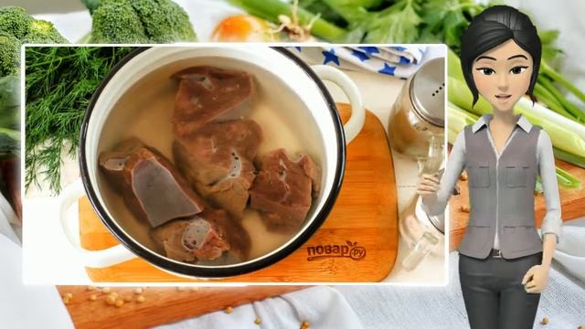 Макароны по флотски с печенью